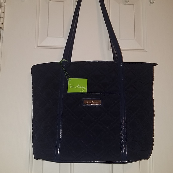 Vera Bradley Handbags - NWT Vera Bradley Small Trimmed Classic Navy